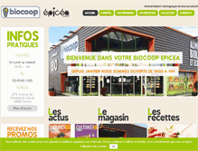 Tablet Screenshot of biocoop-epicea.com